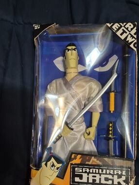 Samurai Jack Action Figure with Sword - White Robe